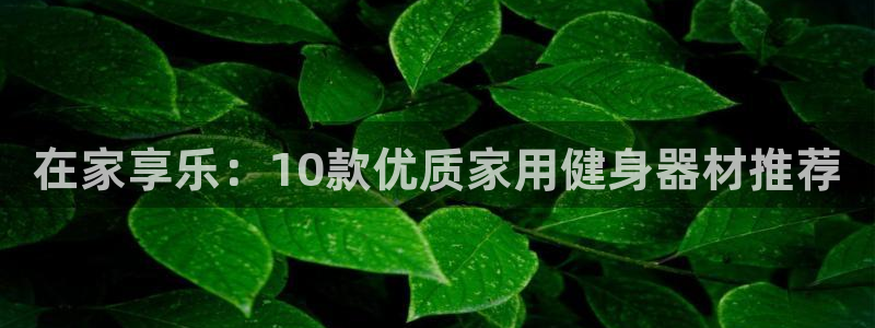 海南征途国际发展怎么样：在家享乐：10款优质家用健身